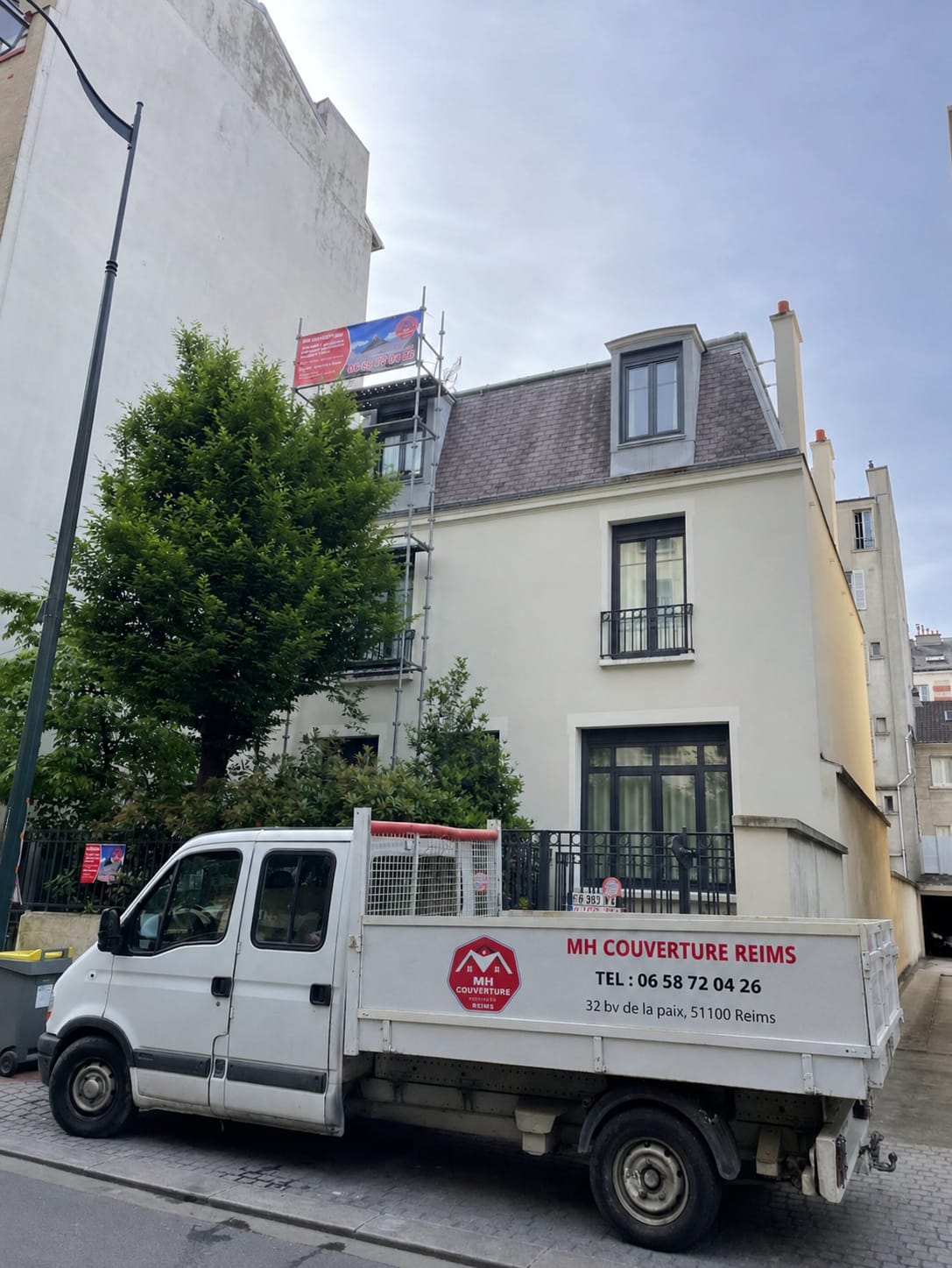 Intervention d'urgence toiture à Reims